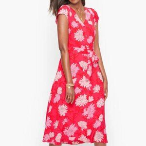 Talbots Belted Midi Shirtdress - Chrysanthemum Size 12